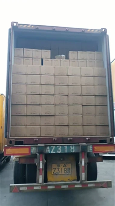 آرڈر مکمل اور کنٹینر میں لادا گیا ہے